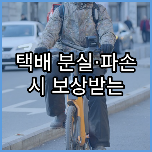 택배 분실·파손 시 보상받는 절차와 유의사항 정리