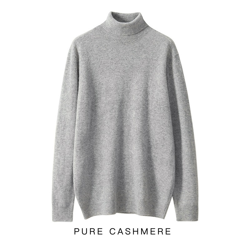 Men's turtleneck sweater made from 100% pure wool