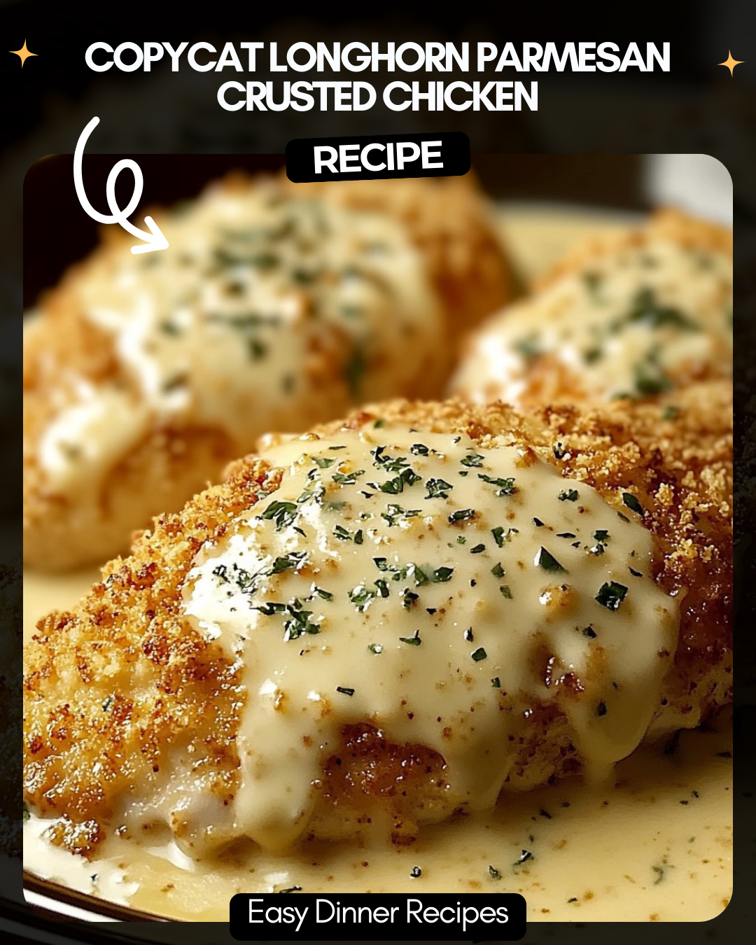 Copycat Longhorn Parmesan Crusted Chicken