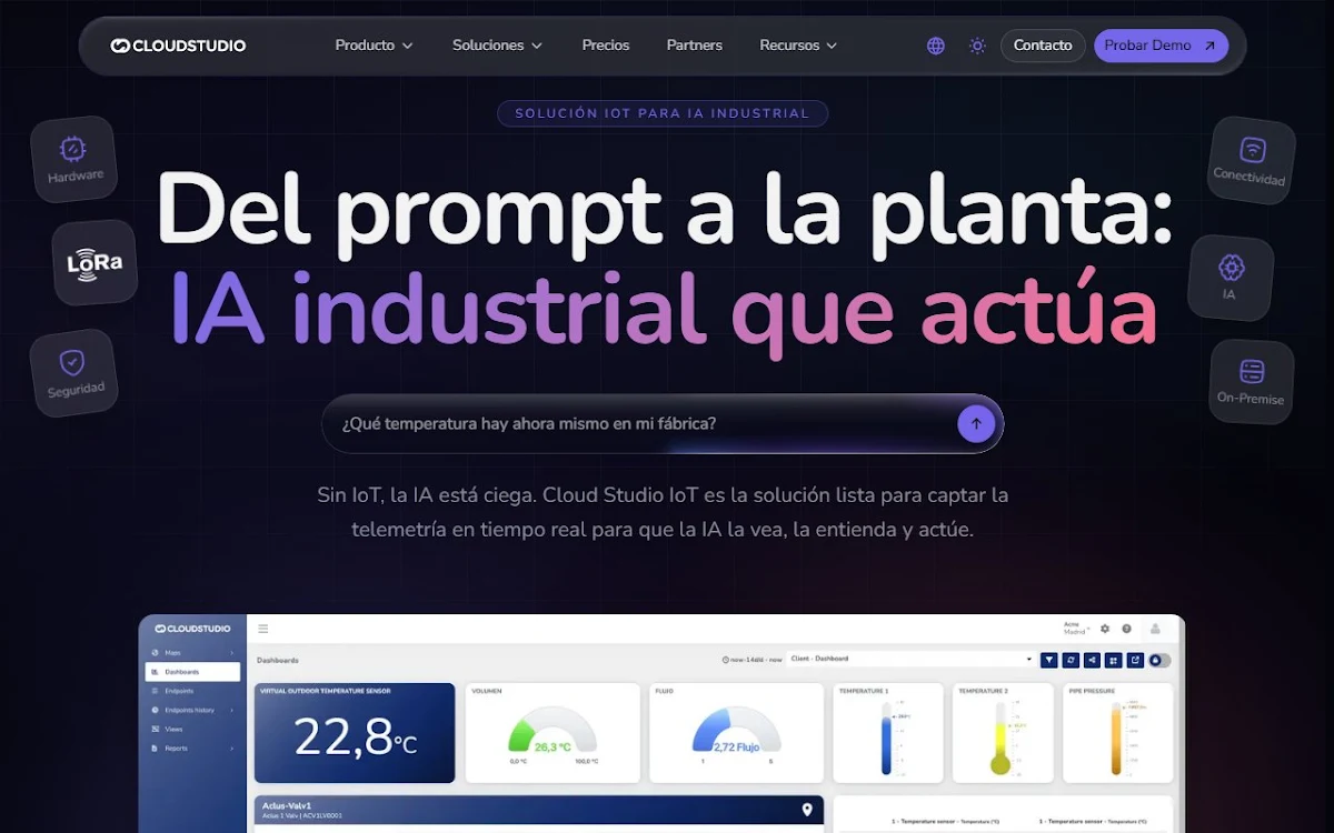 Captura de CloudStudio