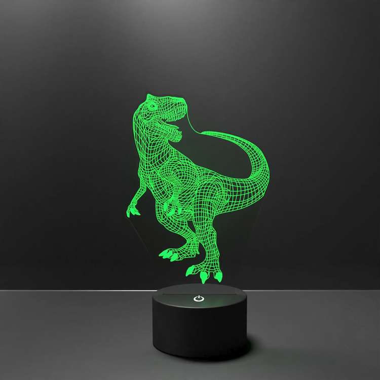 3D-Nachtlicht aus Acryl mit 7 Farben, USB-Betrieb
