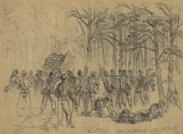 The 6th CorpsBattle of the Wildernessfighting in the woods 1864