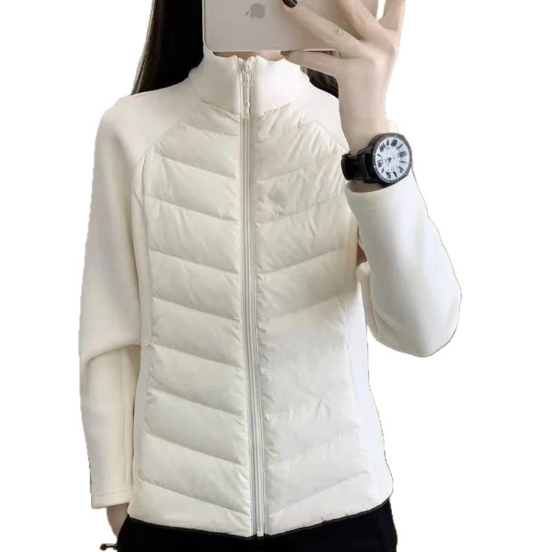 Sportliche Damen-Steppjacke mit Stehkragen