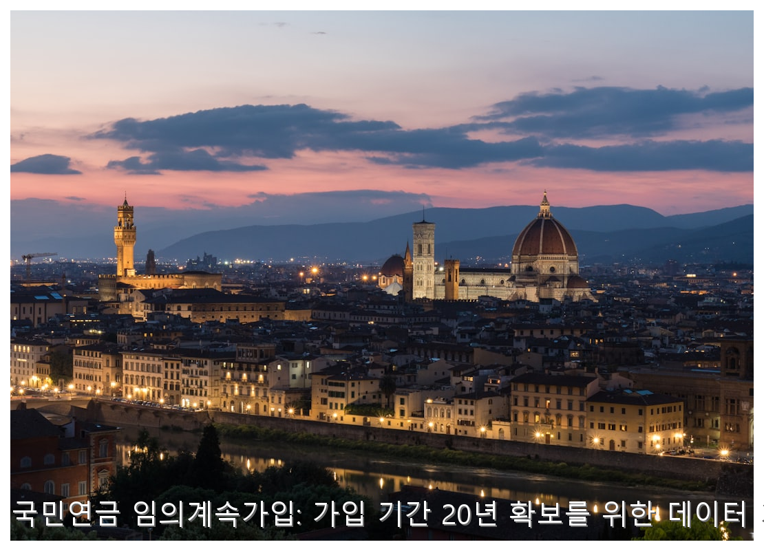 2026 국민연금 임의계속가입 20년 전략 핵심 안내 및 분석 인포그래픽 (8)