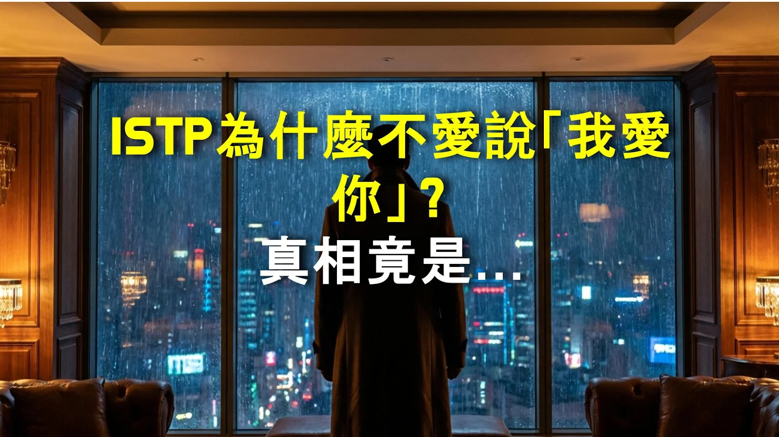 ISTP為什麼不愛說「我愛你」？真相竟是…