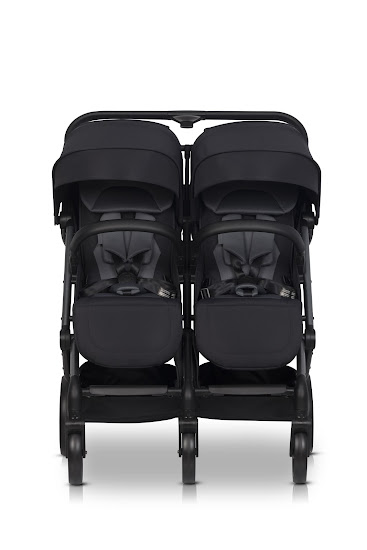 Stroller for twins Easy-Go Echo 2024 black