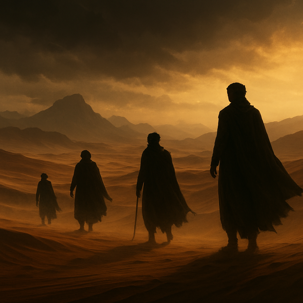 A captivating poster for Dune: Part Three featuring Paul Atreides.