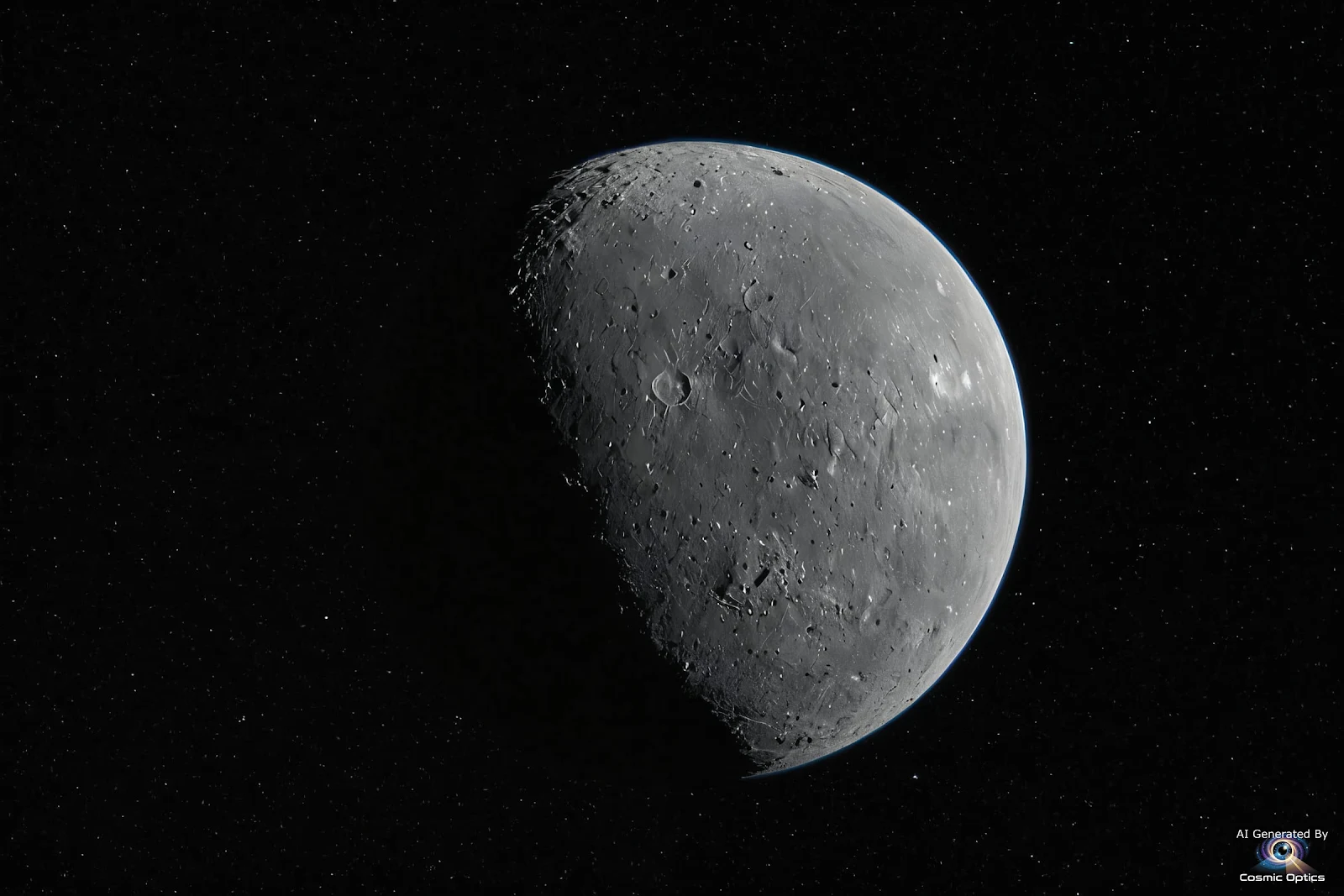 An authentic, photorealistic standalone astronomical snapshot of the dwarf planet Eris in deep space_00005