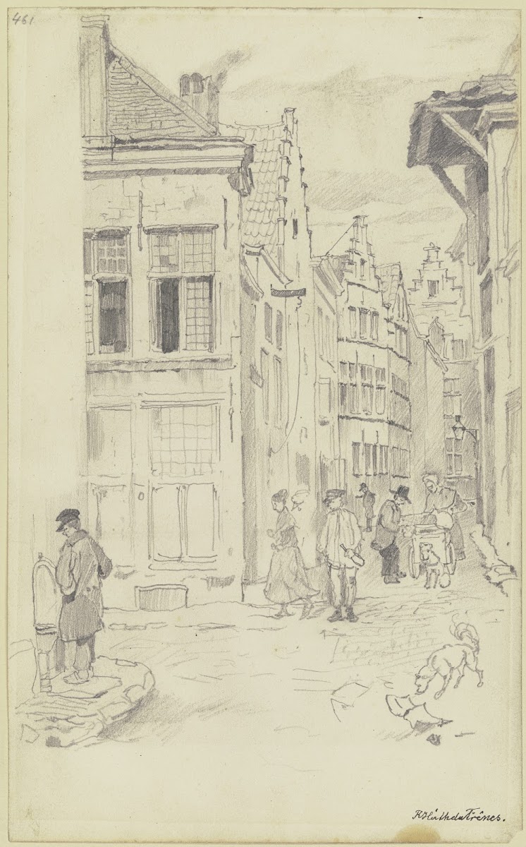 Alley in Antwerp