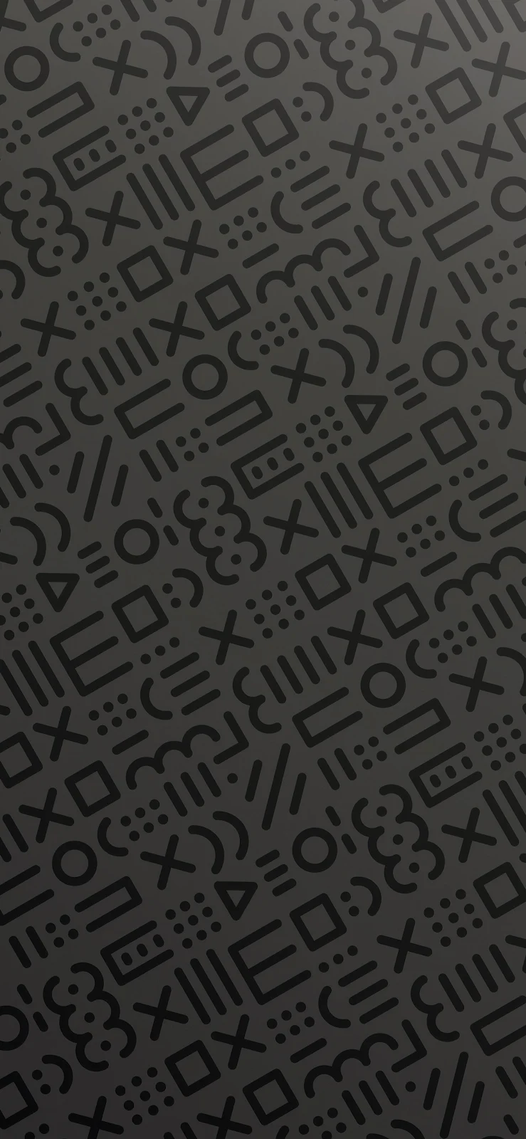 Dark Abstract Geometric Pattern - Minimalist Vector Art 2K iPhone Wallpaper (1772x3839)