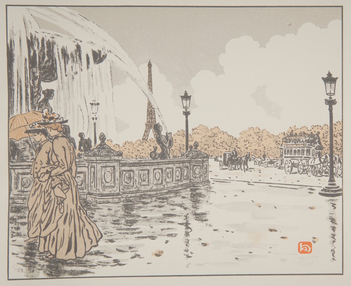 De la place de la Concorde 1902