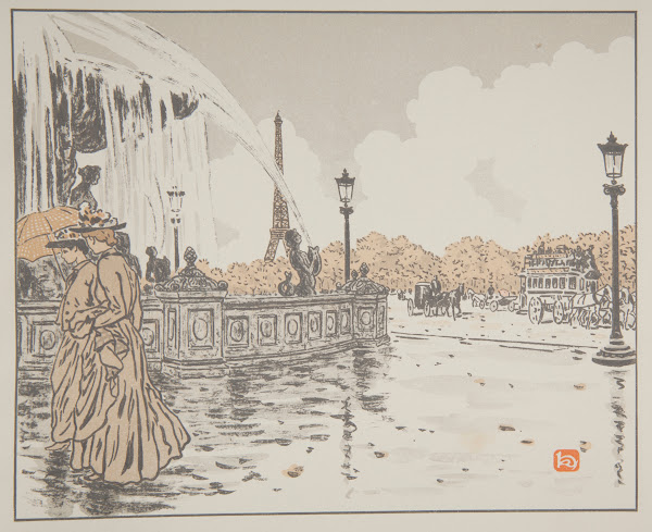 De la place de la Concorde 1902