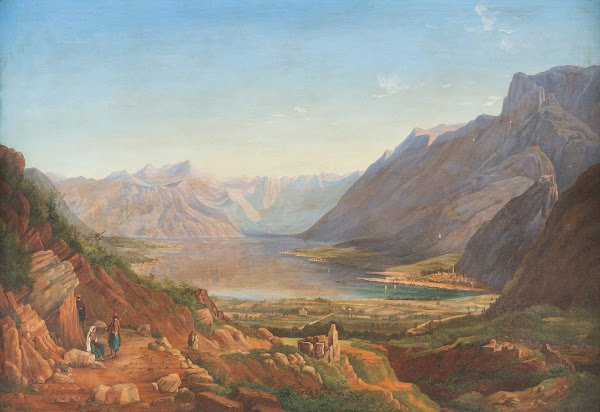 Lake scenery in Northern Italy