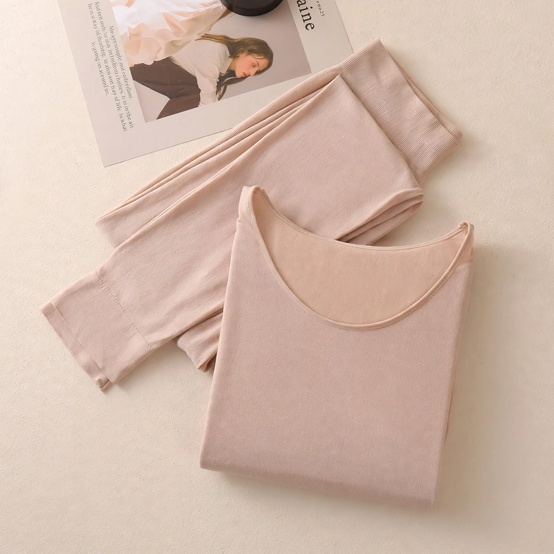 Women’s Thermal Underwear Set, Modal, Seamless, Shaping