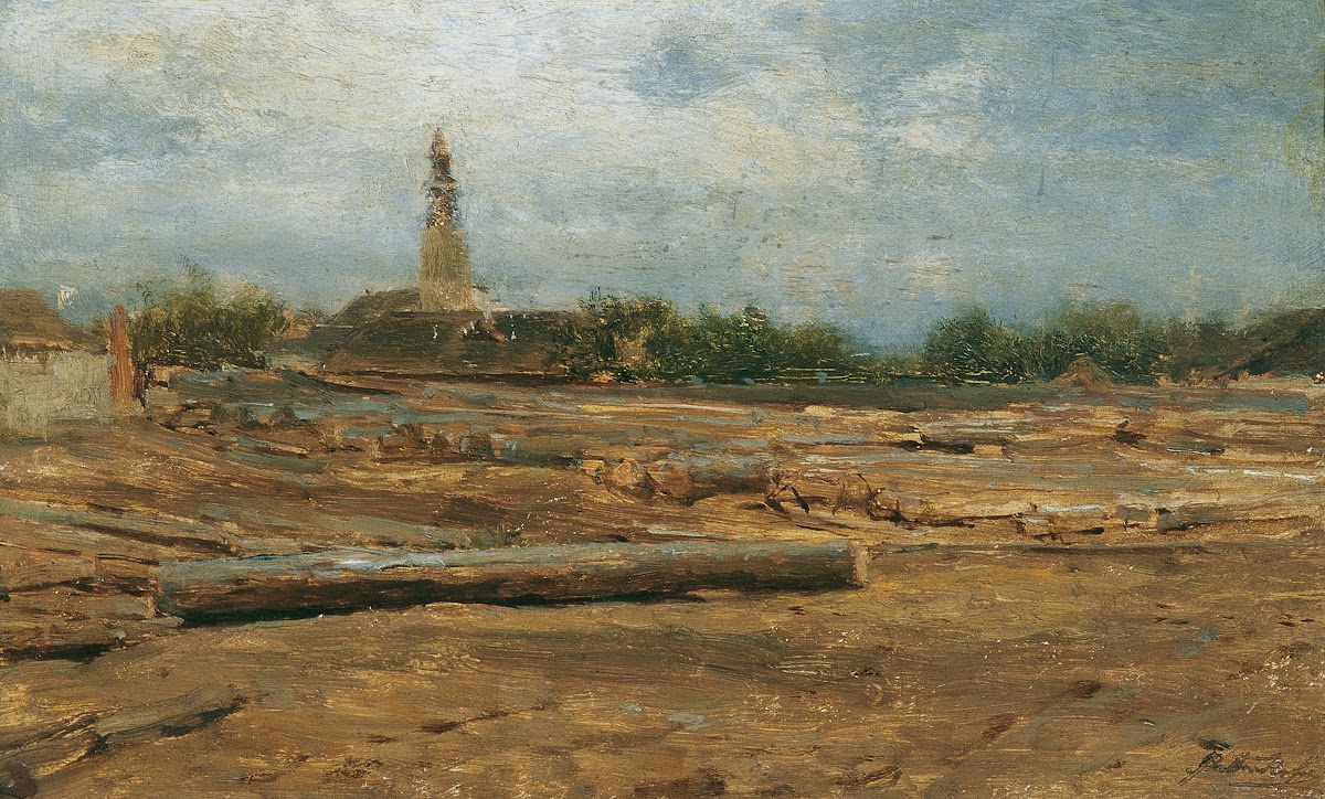 Holzplatz Bei Szolnok 1880