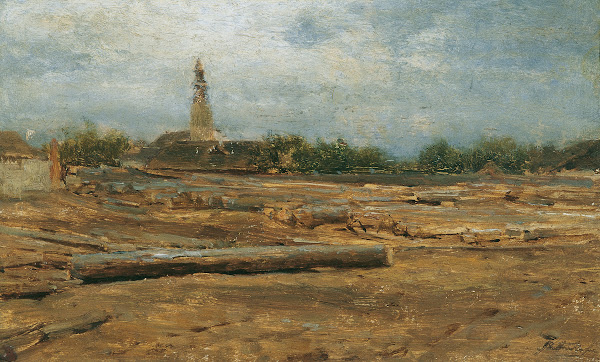 Holzplatz Bei Szolnok 1880