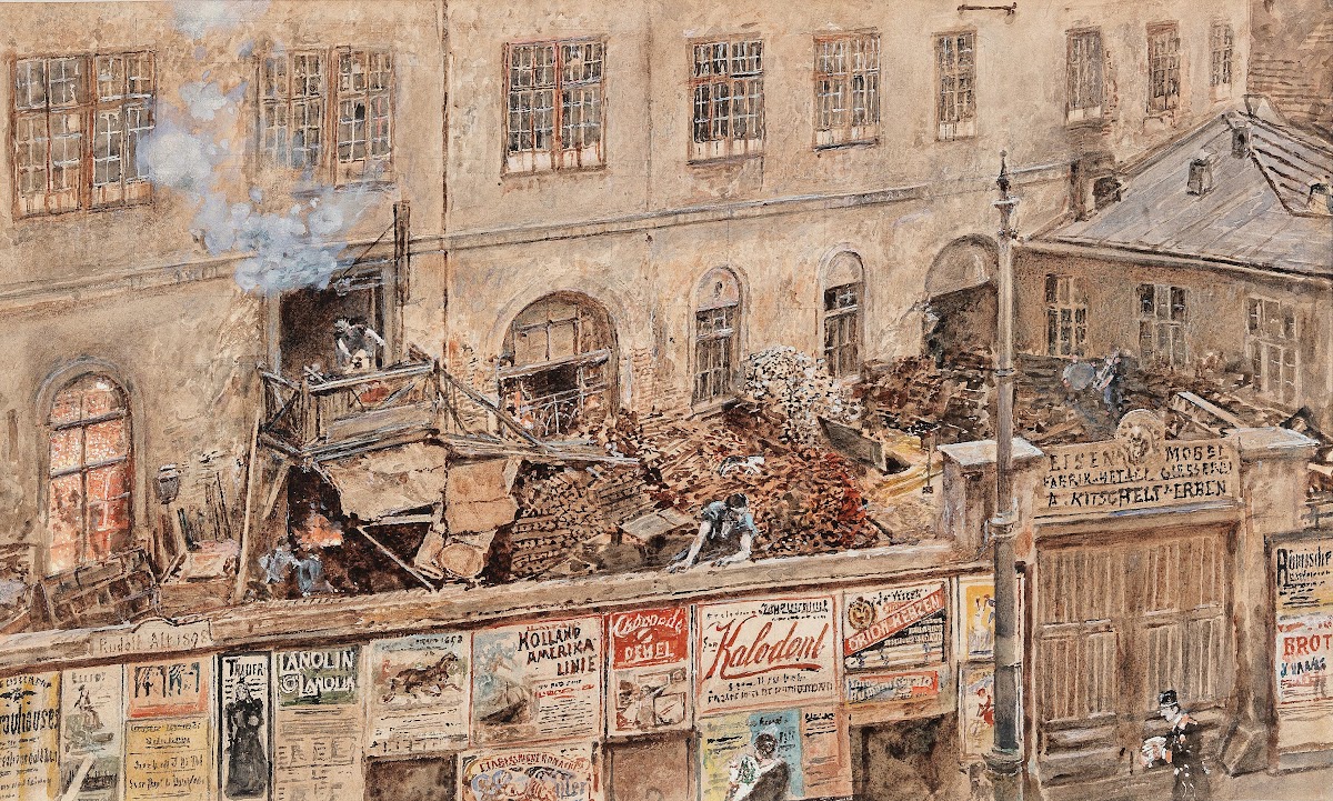 Iron foundry Kitschelt in Skodagasse 1898