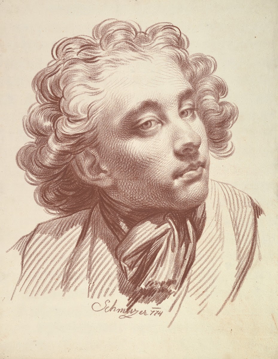 Head of a Young Man Looking Right 1774