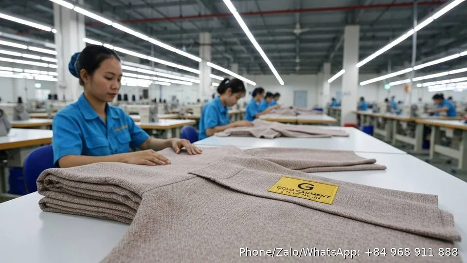 custom apparel manufacturing - Gold Garment Vietnam