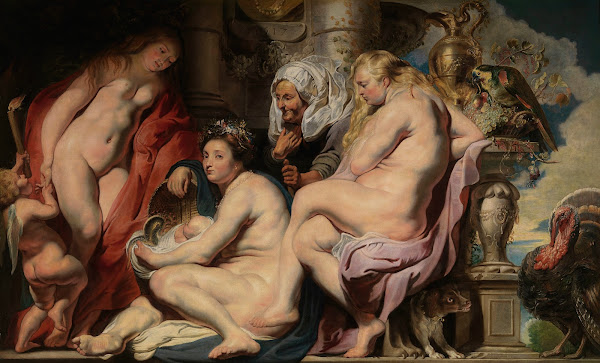 The Daughters of Cecrops Finding the Child Erichthonius 1617