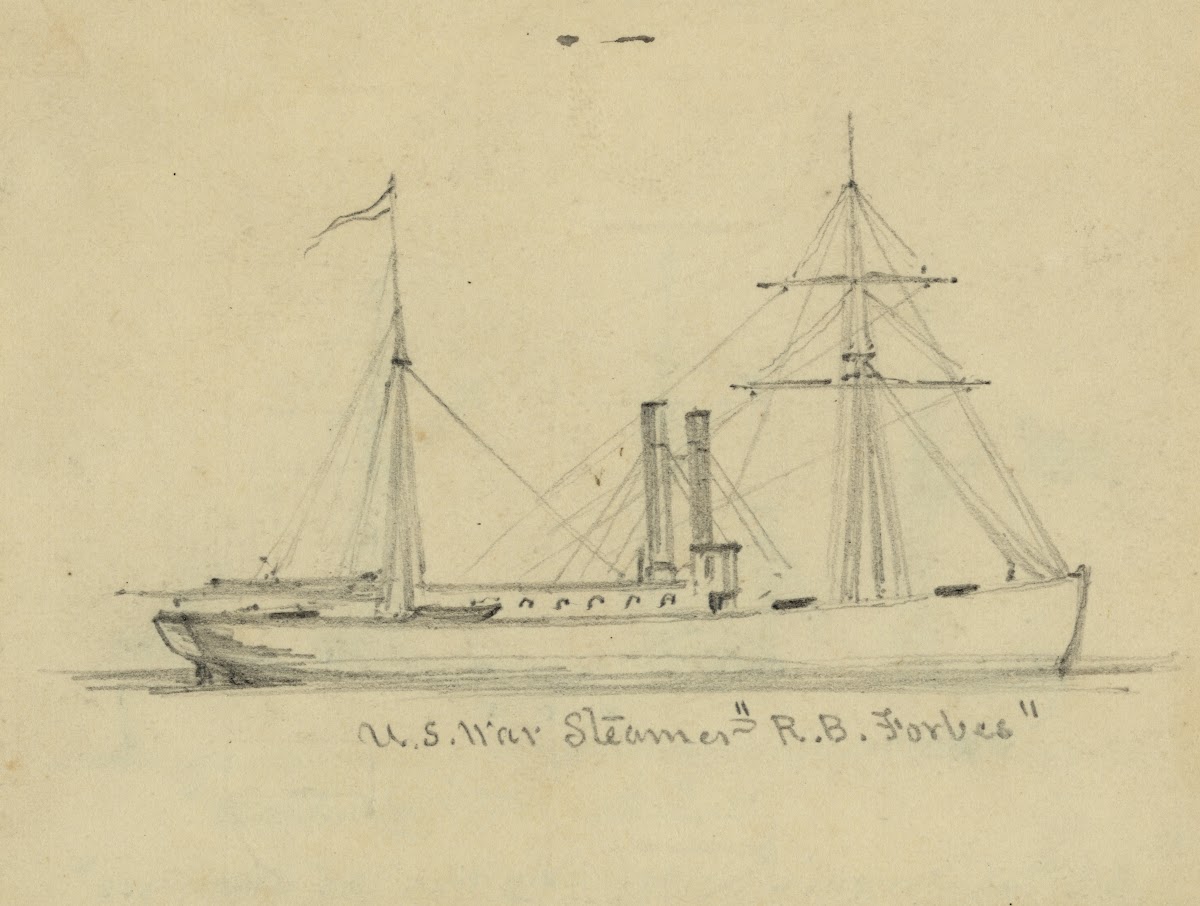 US War Steamer RB Forbes 1860 1865
