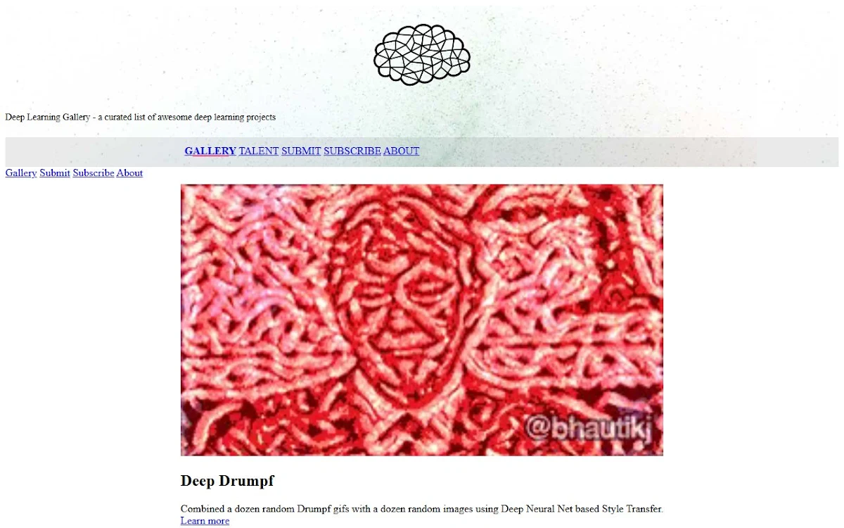 Captura de Deep Learning Gallery