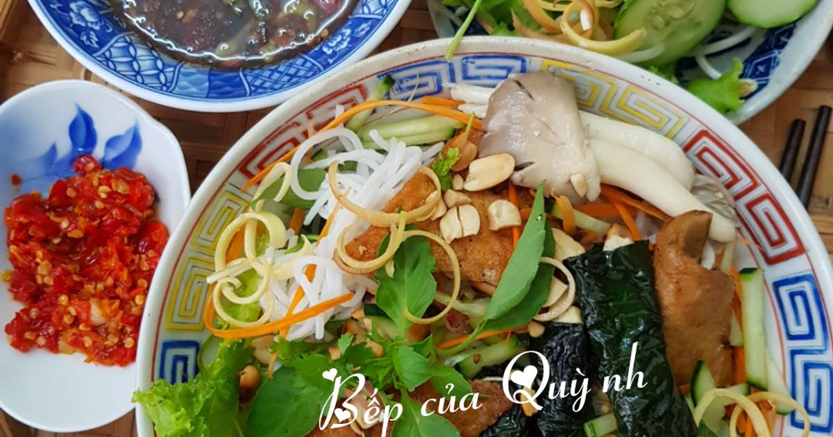Bún chay khô