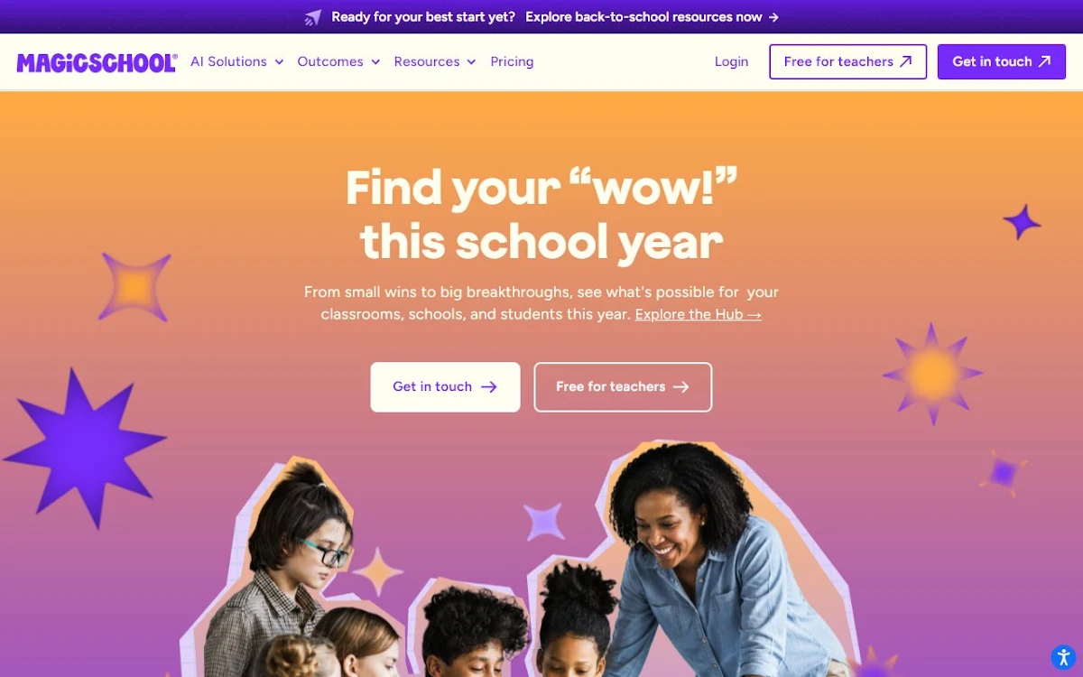 Captura de MagicSchool.ai