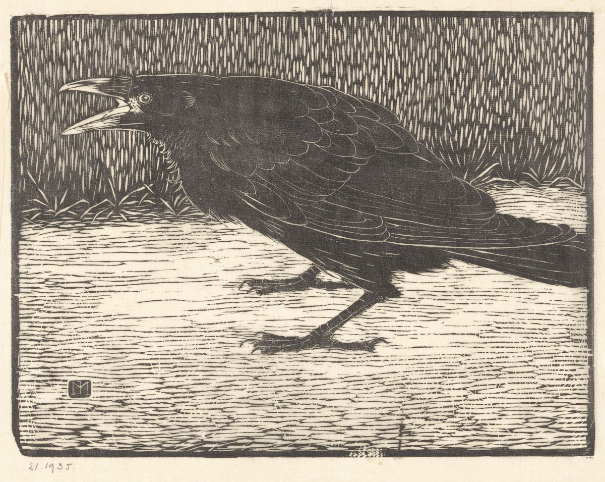 Schreeuwende kraai 1918