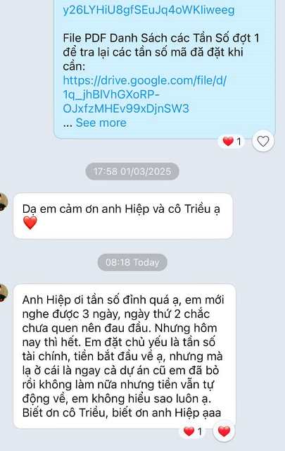 Sóng Tâm Thức may mắn công việc 2
