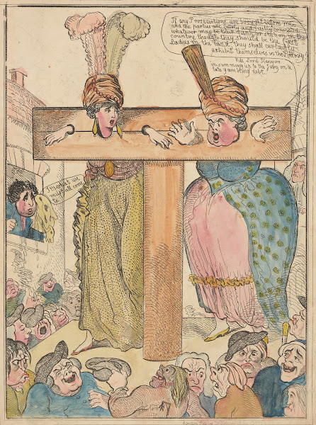 Female gamblers in the pillory 1796