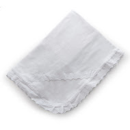 Крыжма - плед Twins 100x90 фланель белый