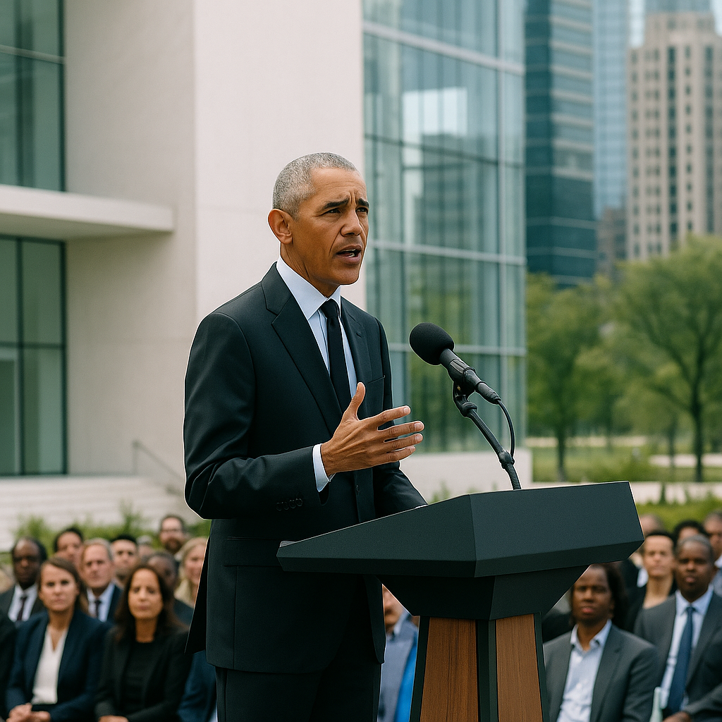 Obama Highlights Workforce Challenges in New Presidential Center Before US 250th Anniversary