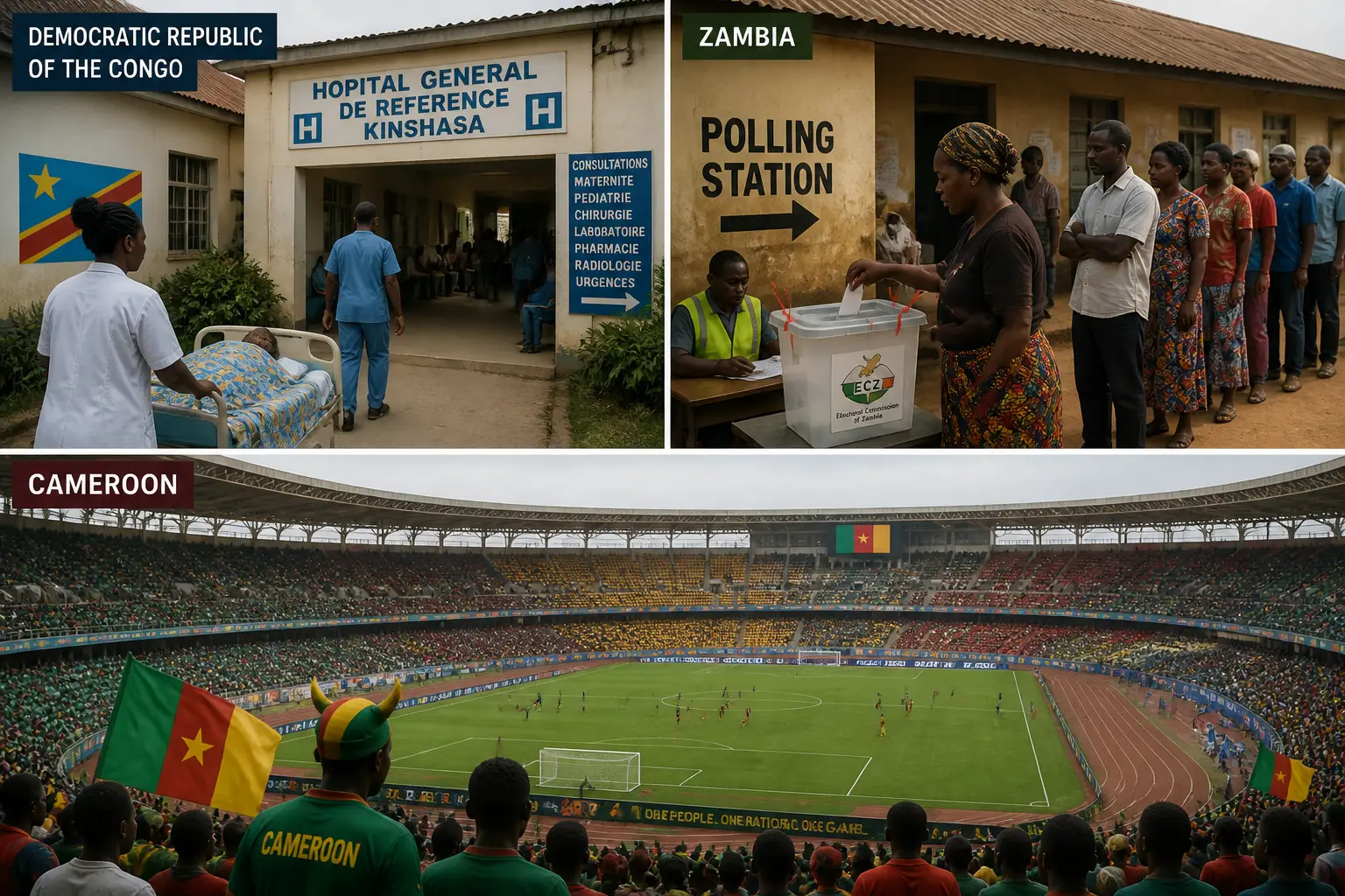 Editorial illustration for Africa faces health crisis, election turmoil, and diplomatic developments
