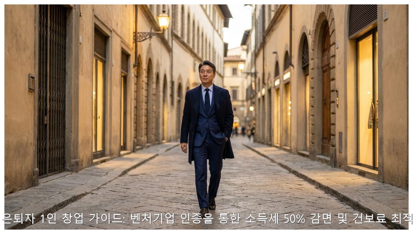 2026년 은퇴자 1인 창업 가이드: 벤처기업 인증을 통한 소득세 50% 감면 및 건보료 최적화 전략 핵심 안내 및 분석 인포그래픽 (4)