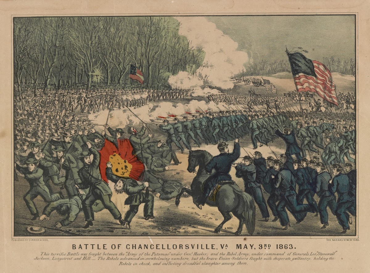 Battle of Chancellorsville Va May 3rd 1863 1863