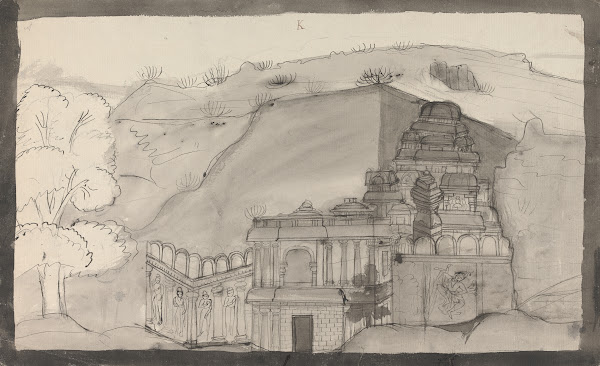 Exterior View of Keylas Kailasanatha ca 1793