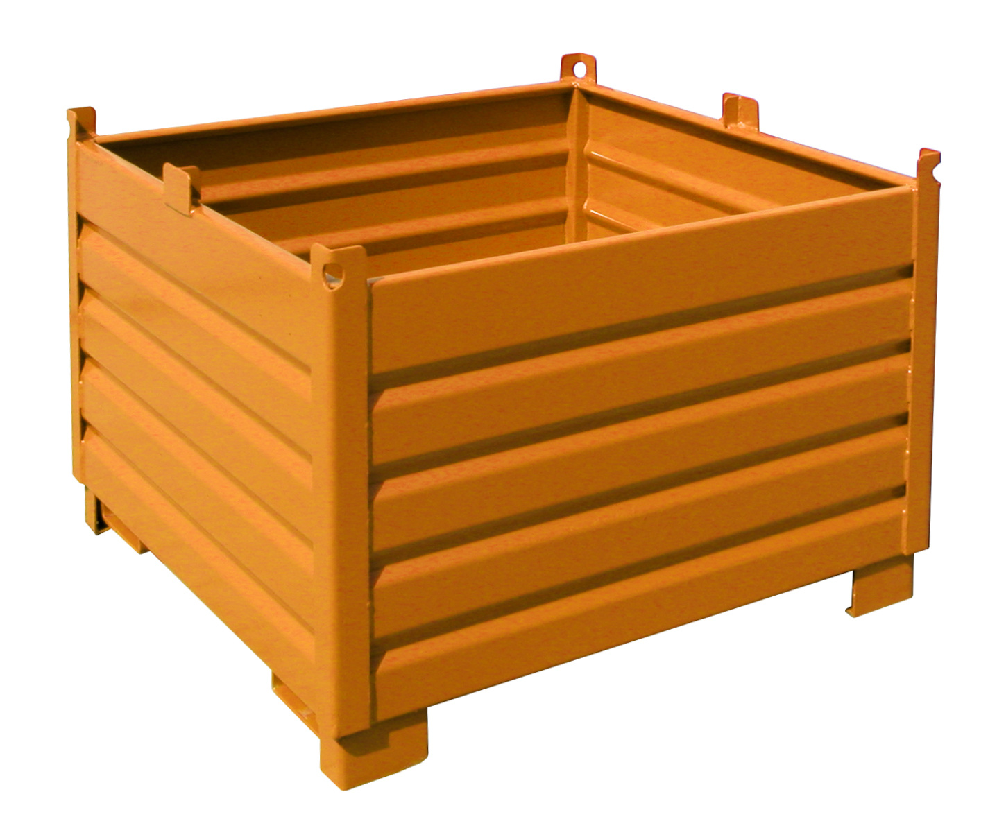Verzamelcontainer-System SBS 1000, gelakt, Geeloranje