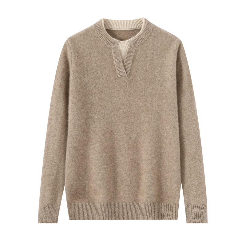 Men's Wool Sweater, Crew Neck, Thick Knit