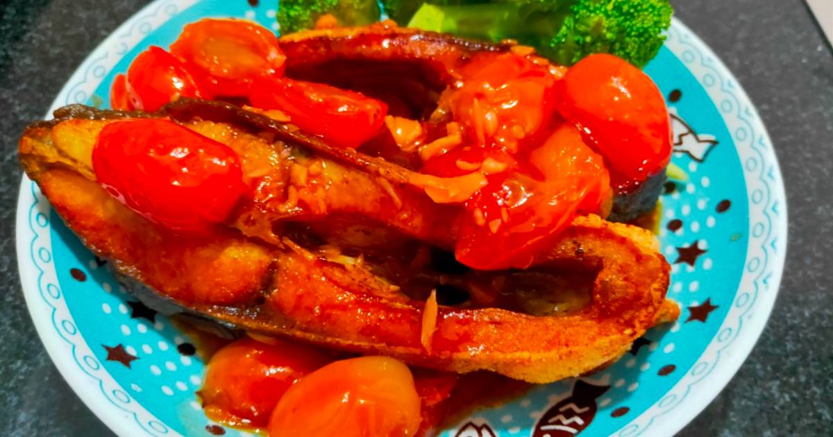 Cá Chim sốt cà