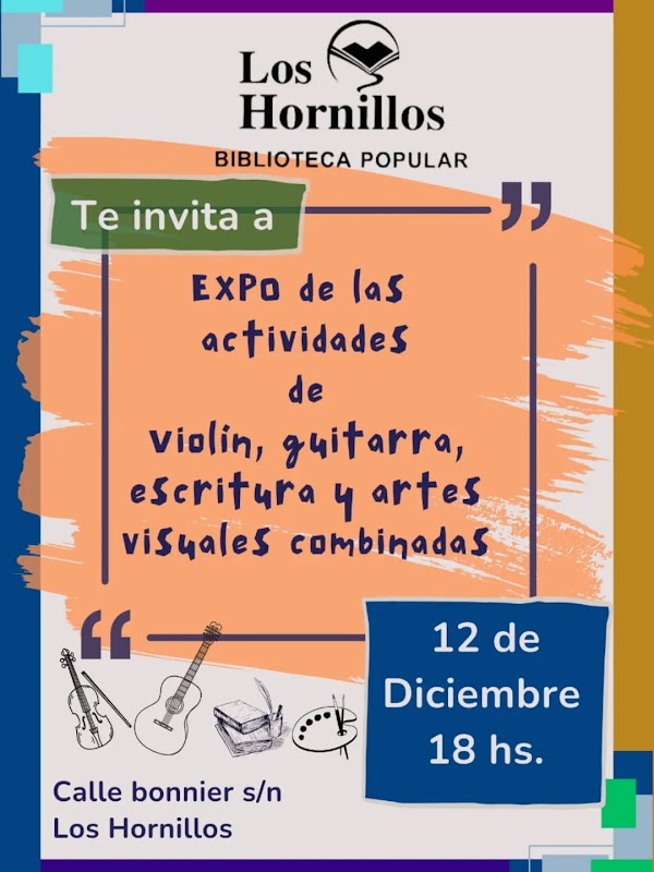 Expo Talleres de Artes Combinadas 🎻🎸✒️🎨