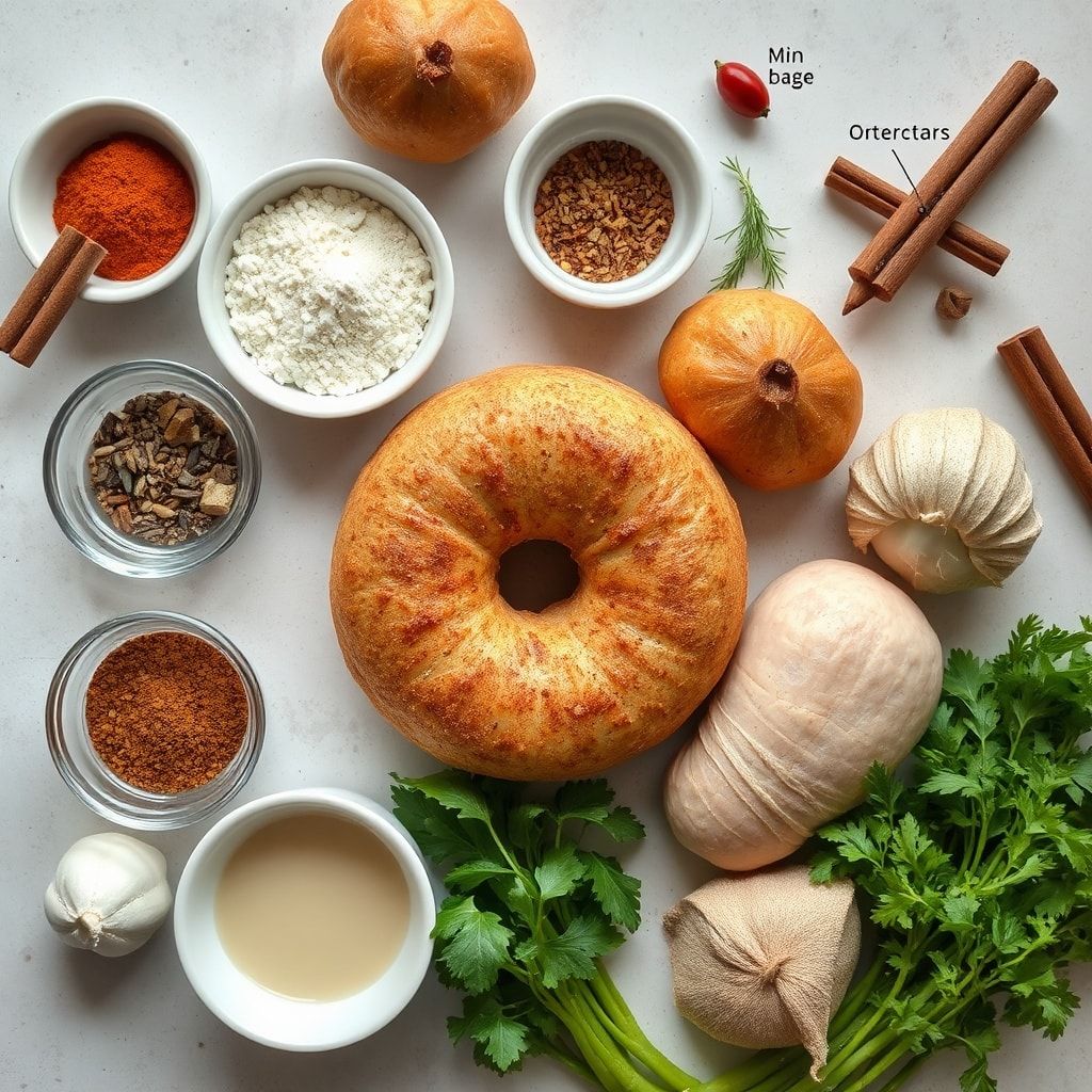 Ingredients for Cozy Cinnamon Sugar Donut Bread Recipe – Easy 40-Minute Treat