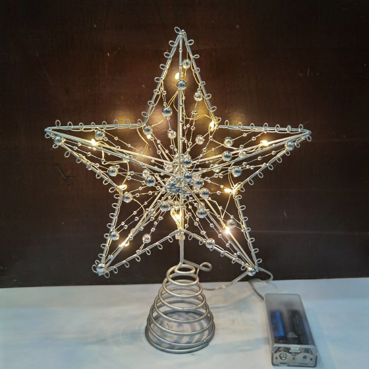 LED-Weihnachtsbaumspitze, beleuchtet, verschiedene Designs