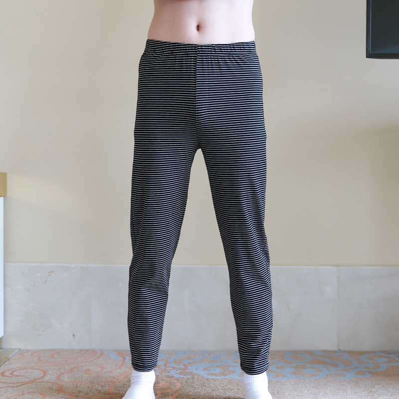 Cotton underwear set for men, striped/checkered