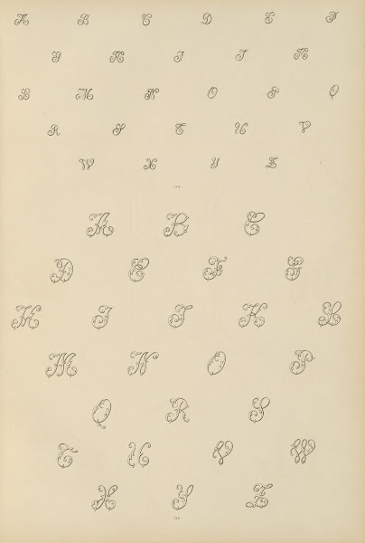 Album de chiffres  monogrammes couronnes de noblesse francaises et etrangeres Pl