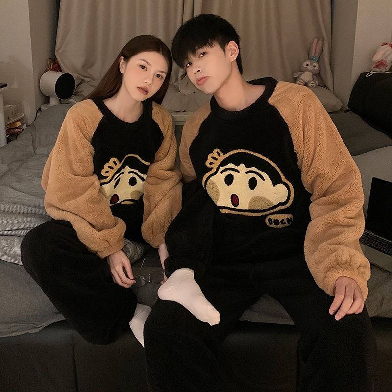 Padded Flannel Jumpsuit for Couples, Antistatic