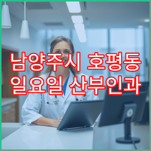 남양주시 호평동 일요일 산부인과 여성질환 통증 진료