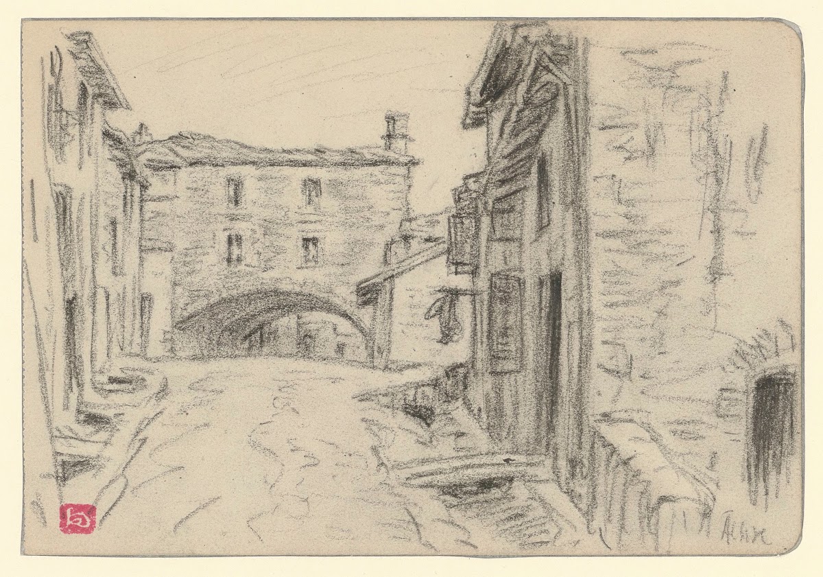 Le talus à La Frette 1938 1939