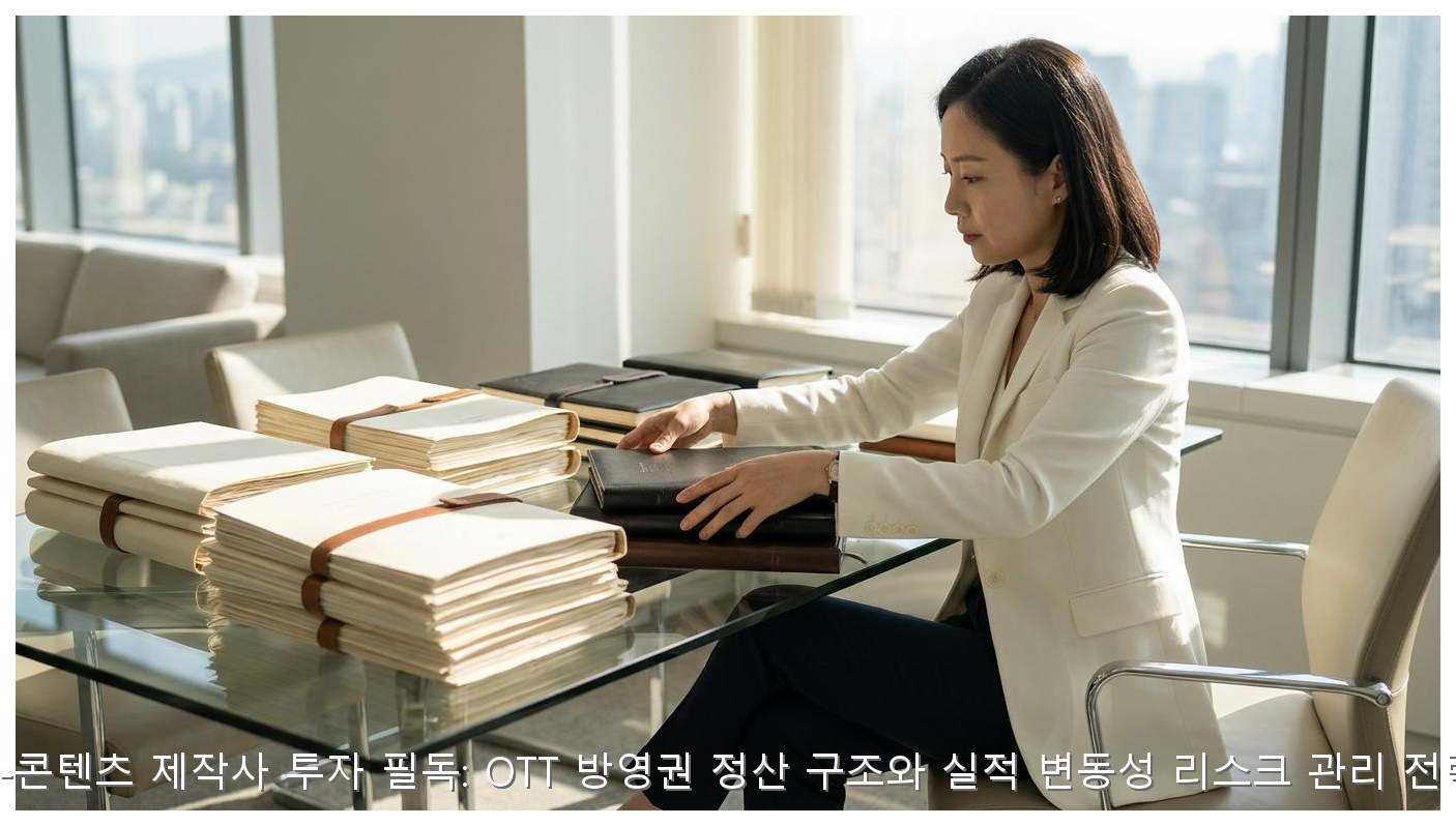 K-콘텐츠 제작사 투자 필독: OTT 방영권 정산 구조와 실적 변동성 리스크 관리 전략 핵심 안내 및 분석 인포그래픽 (6)