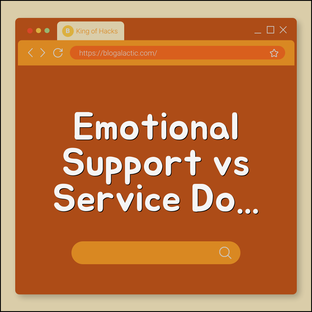 Emotional Support Animal vs. Service Dog: Legal Rights Explained (ADA regulations, housing discrimination, public access, FHA)